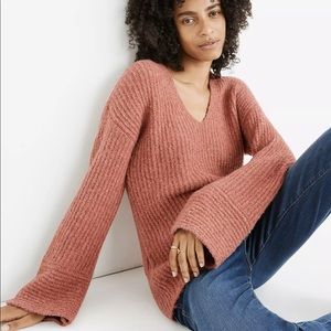 Madewell Abbott Sweater V-Neck Tunic Style AD202 Runs large, super cozy.